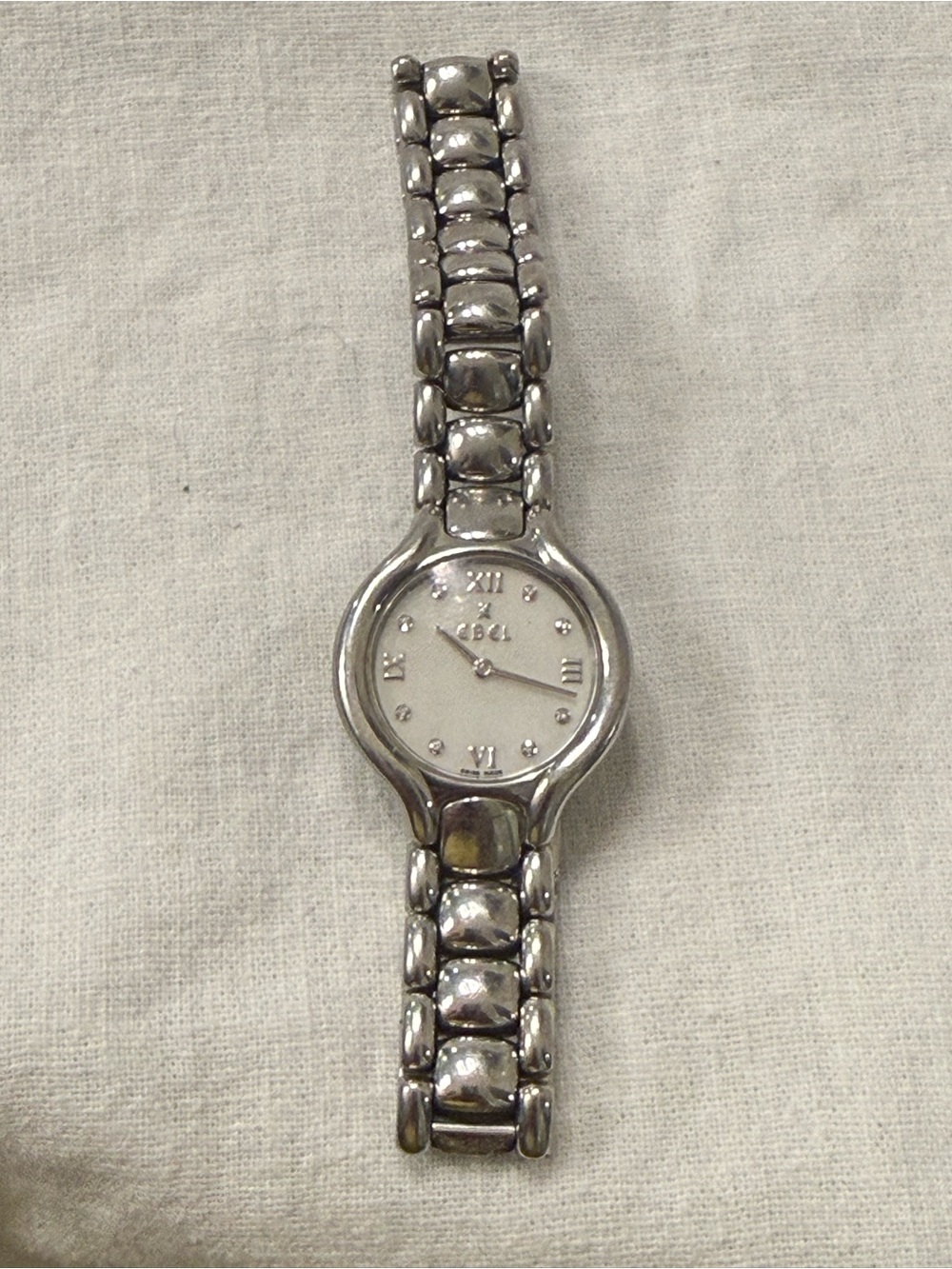 Ebel Sport Classic Swiss Women’s Stainless Steel Watch White Dial Roman Numerals - Picture 3 of 16